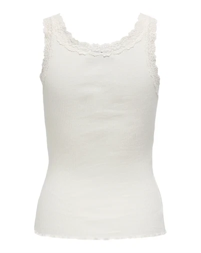 Only - ONLSara Sharai Lace Tank Top - Cloud Dancer 